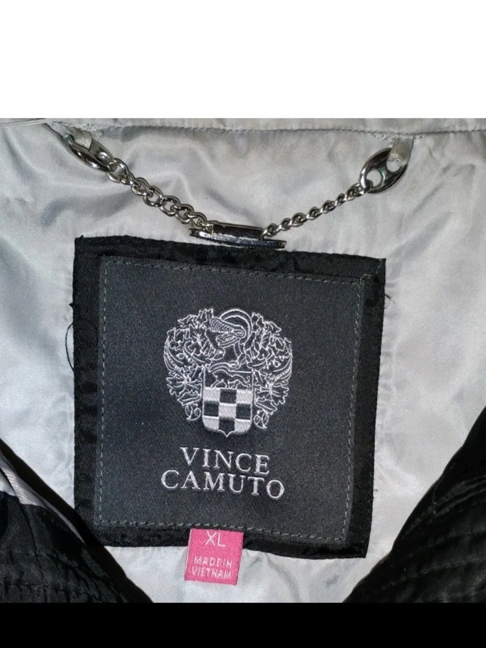 Men's Vince Camuto Black Quilted Sleeveless Puffer Vest